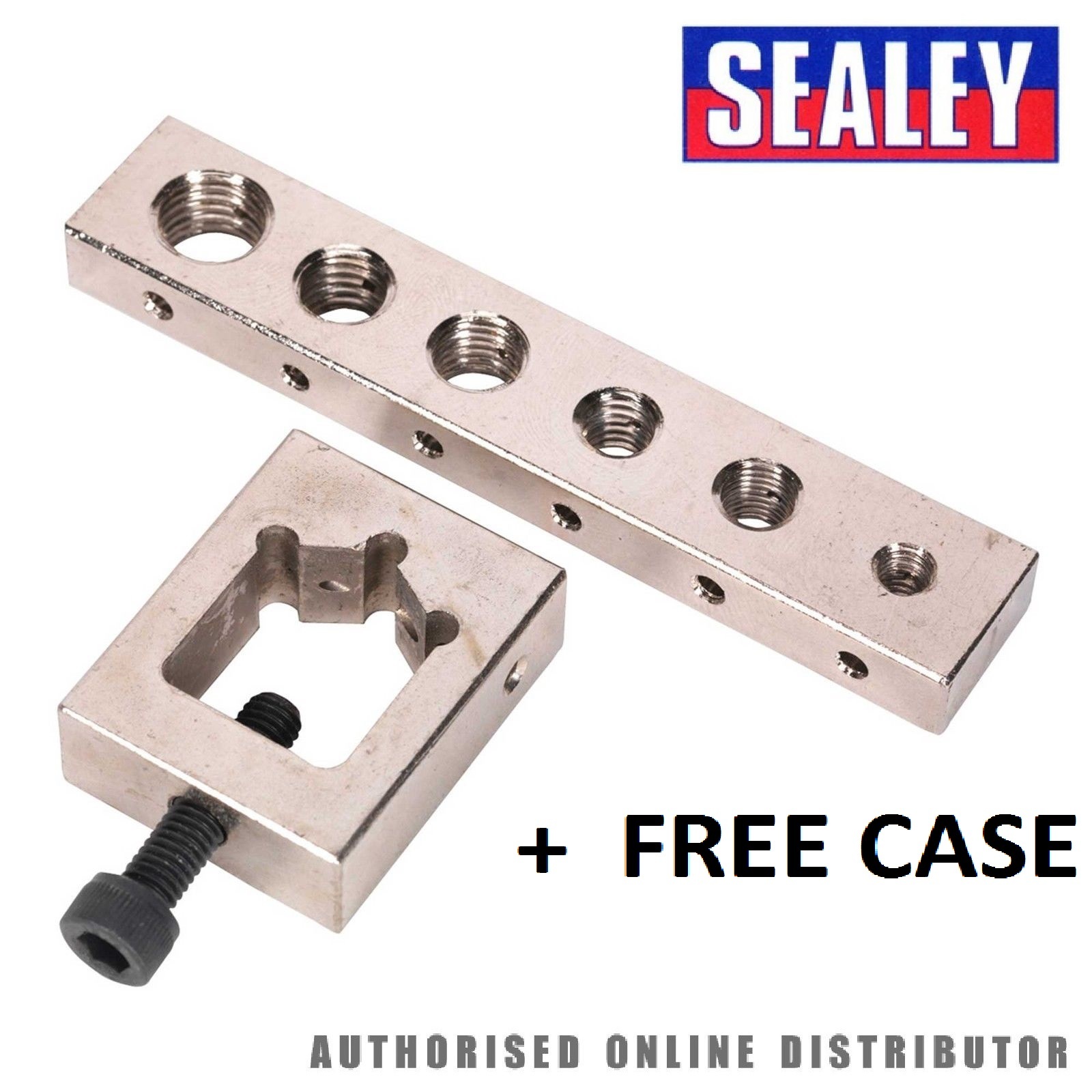Sealey Nut bolt Drill Jig Safety Lock Wire Lockwiring Holes Holder