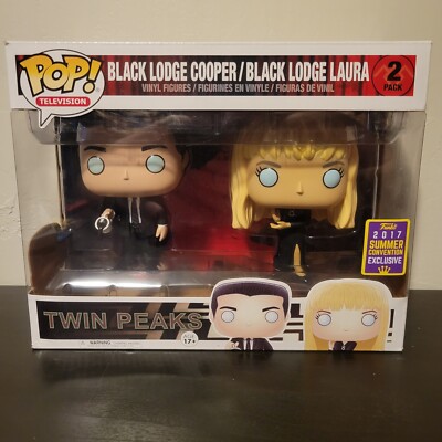 Funko Pop Twin Peaks Black Lodge Cooper & Laura 2017 Exclusive