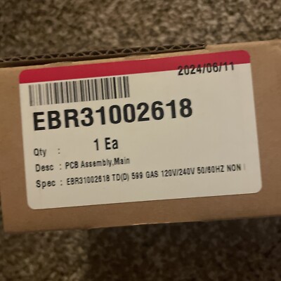 LG Dryer Electronic Control Board EBR31002618 |KM753