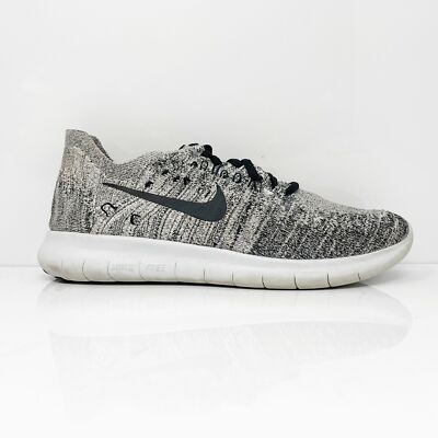 

Nike Womens Free RN Flyknit 2017 880844-101 Серые кроссовки для бега Размер 8,5, Серый, Free RN Flyknit 2017