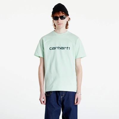 

Футболка мужская Carhartt WIP Script SS Lifestyle зеленая, Зеленый, Carhartt WIP Script SS Lifestyle T-Shirt