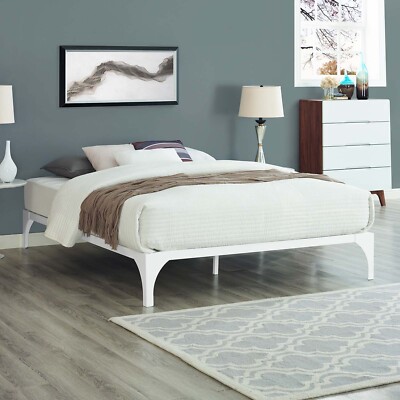 With Wood Slats In White