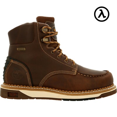GEORGIA BOOT AMP LT WEDGE WATERPROOF MOC-TOE WORK BOOTS GB00429 - ALL SIZES -NEW