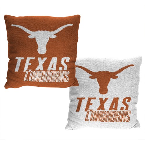 Двухсторонняя жаккардовая декоративная подушка Northwest NCAA Texas Longhorns