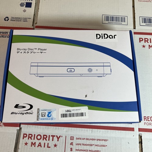 DiDar EVP-203 Mini 1080P Blu Ray Player w/ Remote, Manual