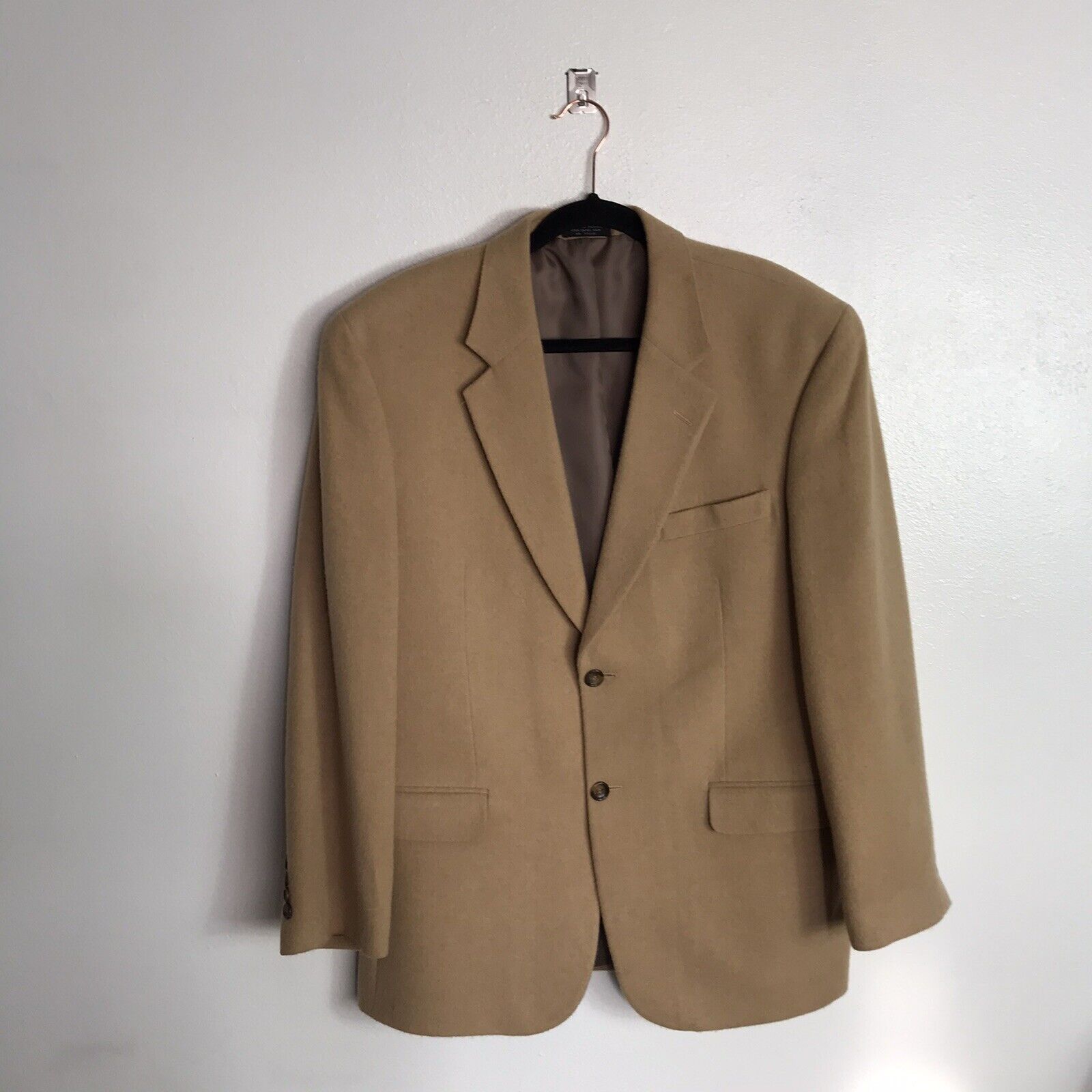 Botany 500 Mens Tan Beige 100% Fine Camel Hair Suit Blazer Botany 500 Mens Tan Beige 100% Fine Camel Hair Suit Blazer