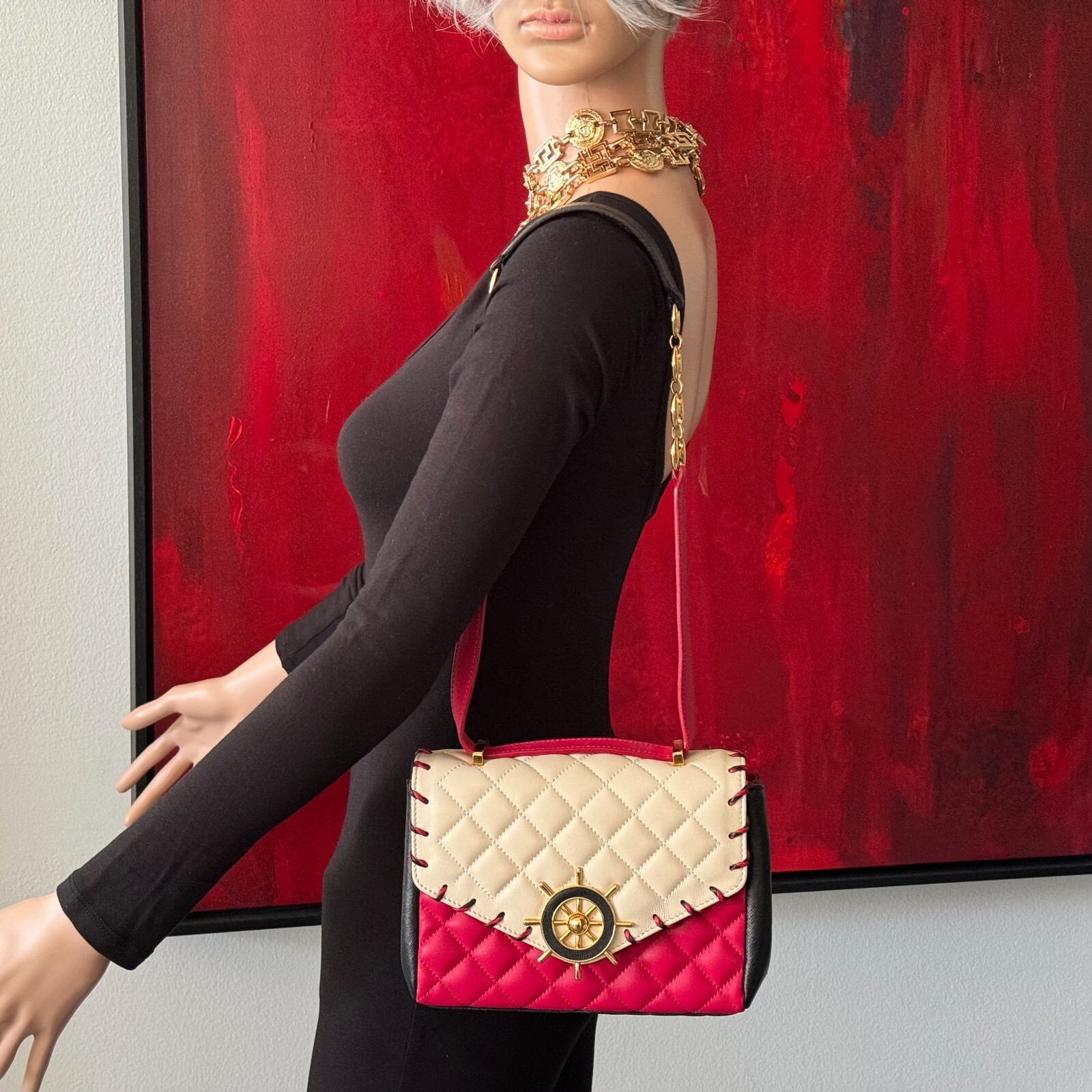 MOSCHINO★ヴィンテージウエストバッグ★ MOSCHINO☆ヴィンテージウエストバッグ☆