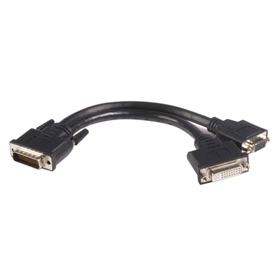 StarTech.com DMS 59 Splitter Cable - 8in - DMS 59 to 1 x DVI / 1 x VGA - Y Cable