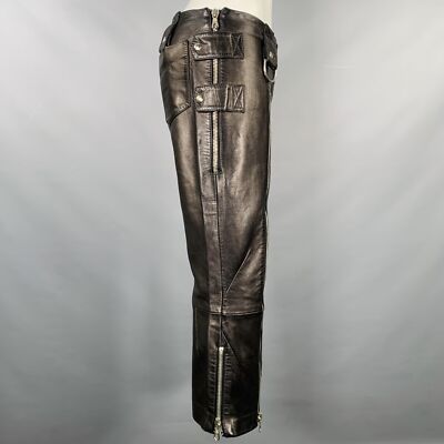 RARE Archival Dolce & Gabbana 2000 Leather Pants  | Depop