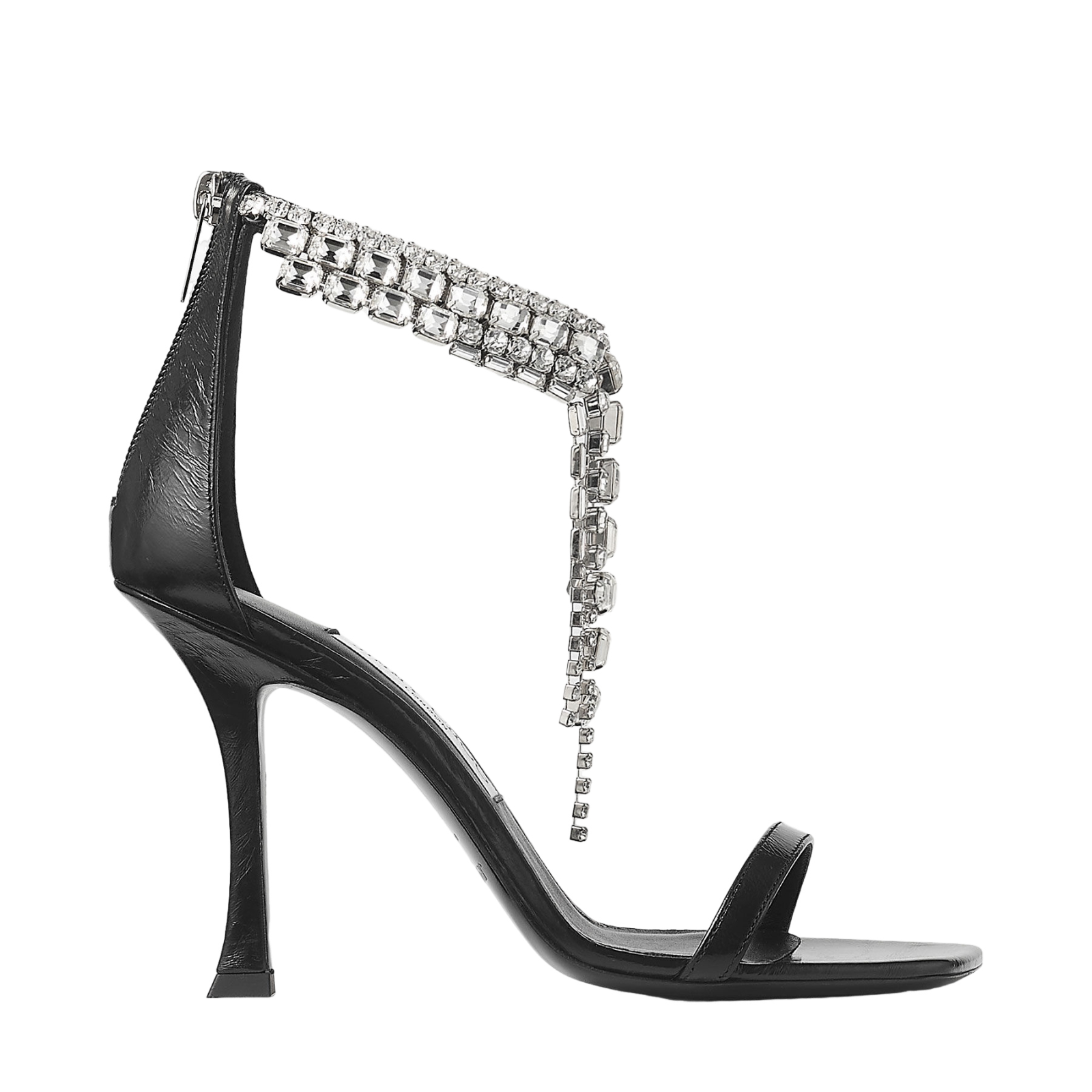サンダル・ミュール Jimmy Choo 'Verity' sandals JIMMY CHOO Verity 100 crystal-embellished leather sandals