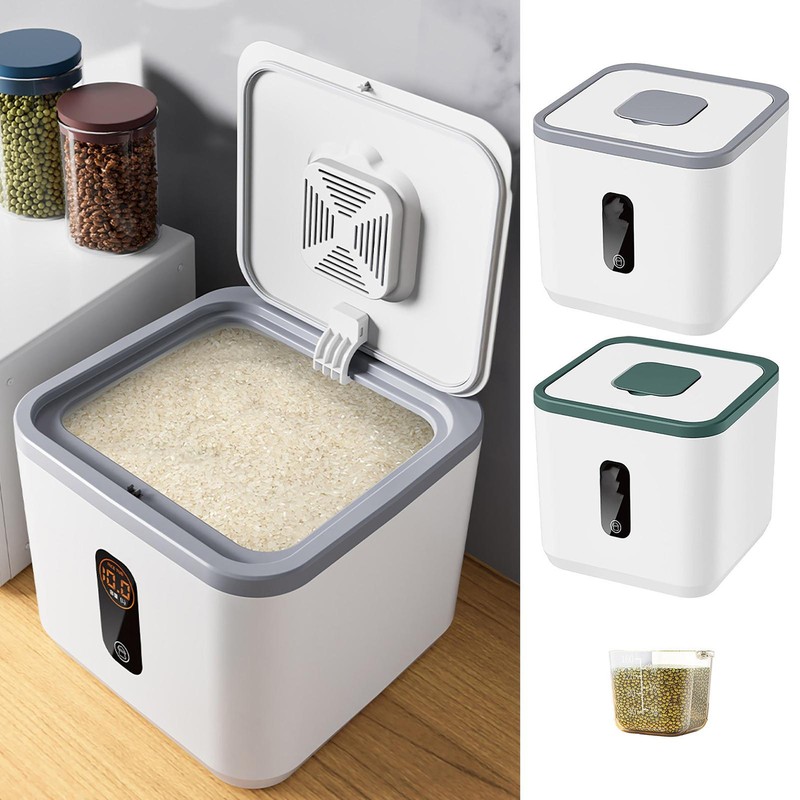 Rice Container Rice Airtight Storage Container Cereal Dry Fo