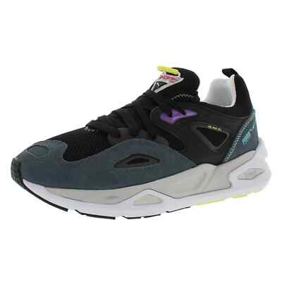 

Мужские кроссовки PUMA TRC Blaze на шнуровке, повседневные черные кроссовки США 10,5, Черный, PUMA TRC
