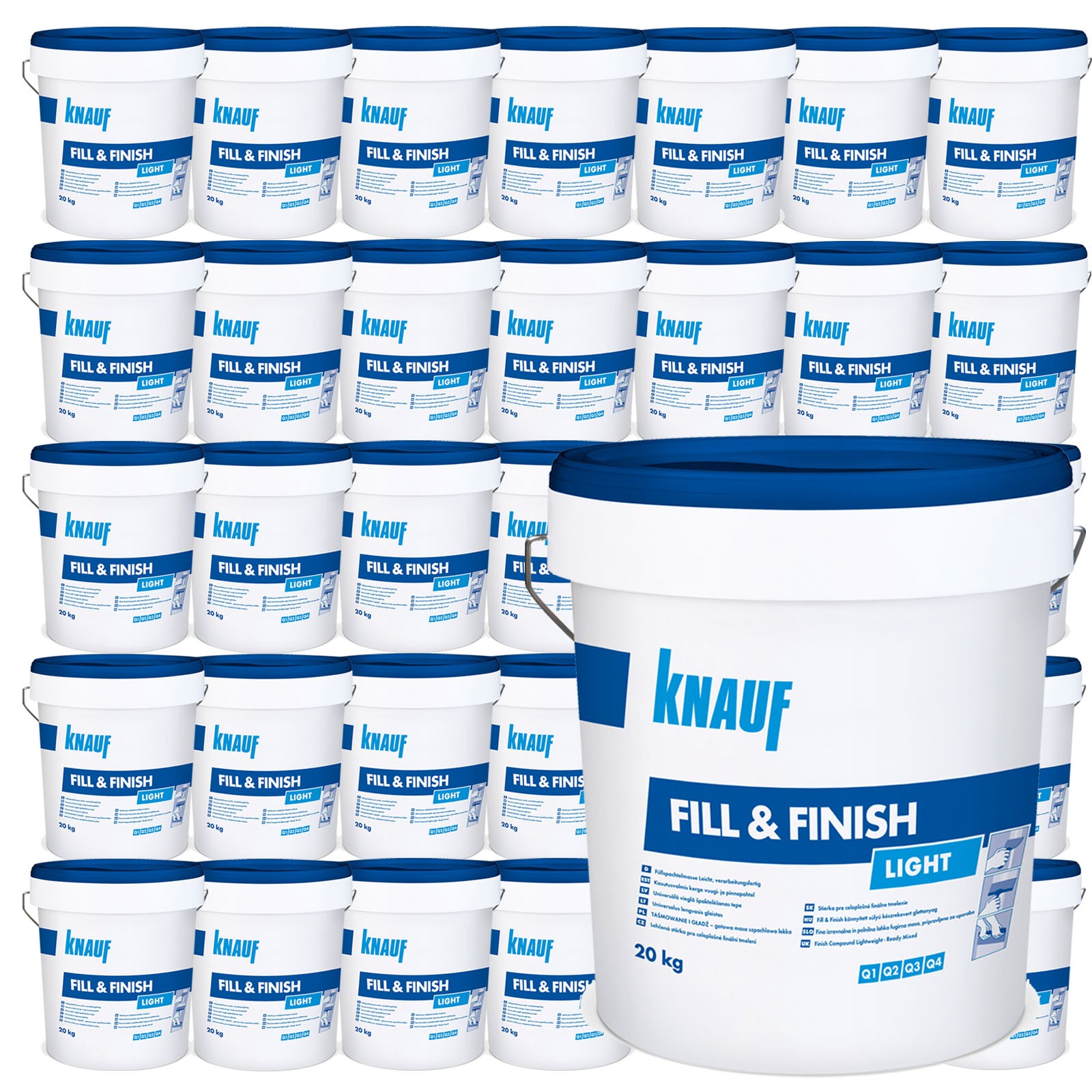 30 Eimer KNAUF Sheetrock Fill & Finish Light 20kg