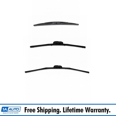 Trico Sentry & Exact Fit Windshield Wiper Blade Front & Rear 3pc Set