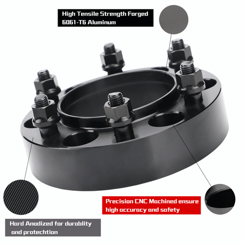 1.5" 6x5.5 Wheel Spacers Hubcentric for Toyota Tacoma 4Runner FJ Cruiser Lexus