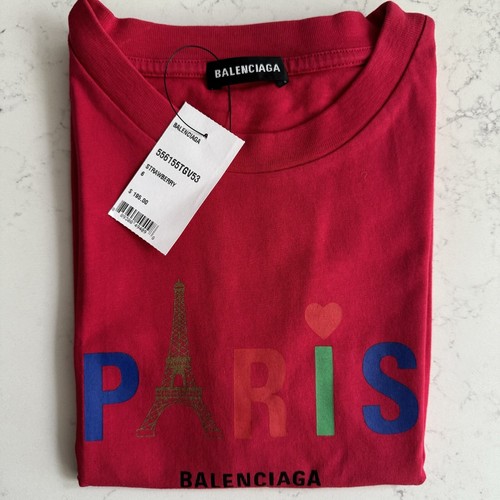BALENCIAGA キッズ Tシャツ 赤 BALENCIAGA キッズ Tシャツ 赤 Balenciaga Kids T Shirt Red
