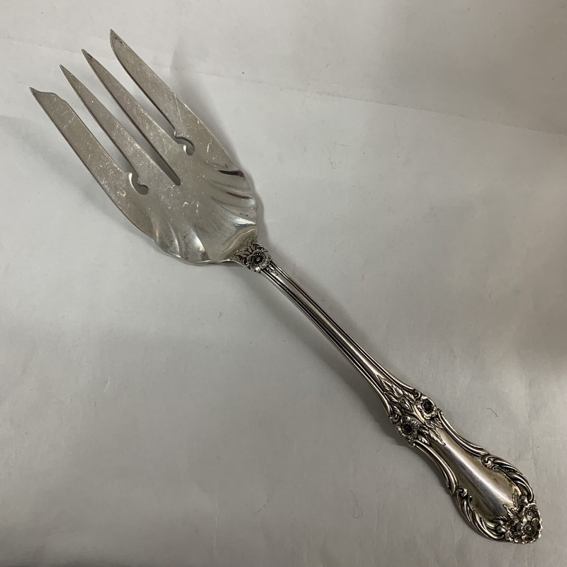 わ*ん様   ROSE フォーク STERLING 925 International Sterling Flatware, Wild Rose, Serving Fork 8 3/4