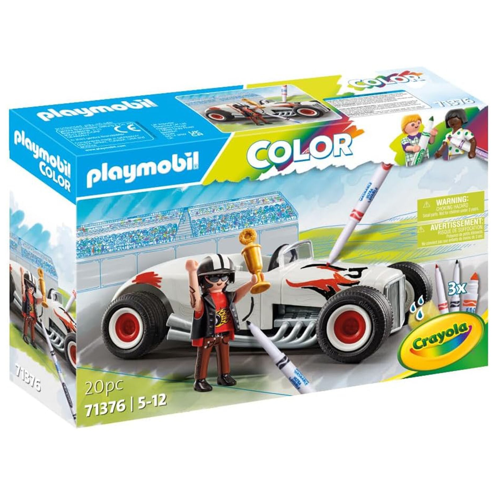 Игровой набор Playmobil Color Hot Rod Building Set 71376 НОВЫЙ В НАЛИЧИИ