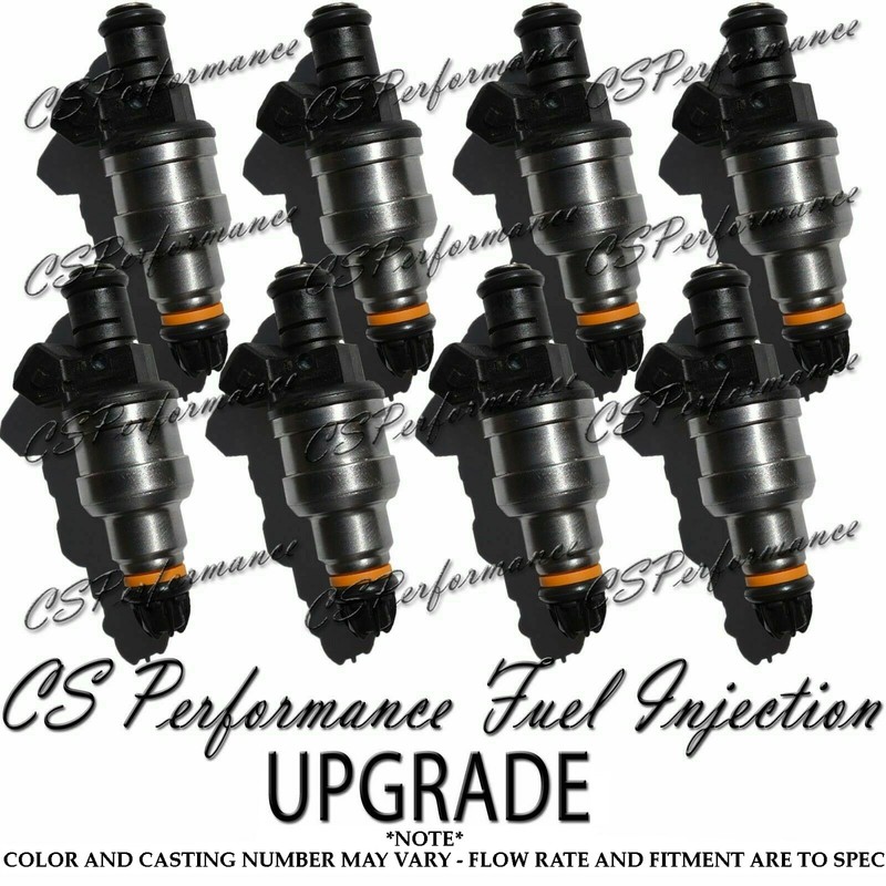 Oem Bosch Ii Mise Carburant Injecteurs (8) Set Pour 1996-1999 Jeep 5.2l 5.9l V8