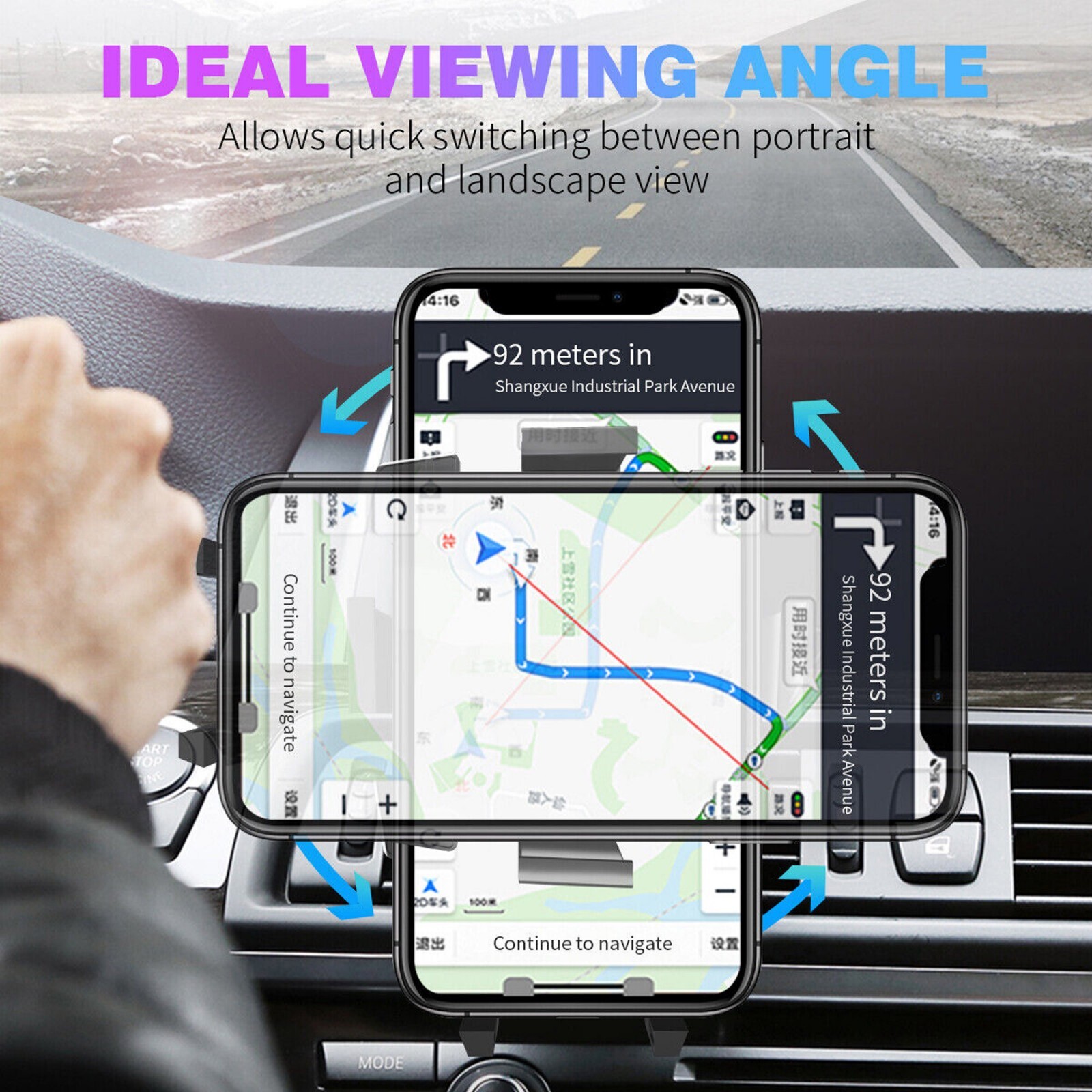 CD Slot Car Phone Holder Universal Car Mount for iPhone Samsung Cell Phone GPS