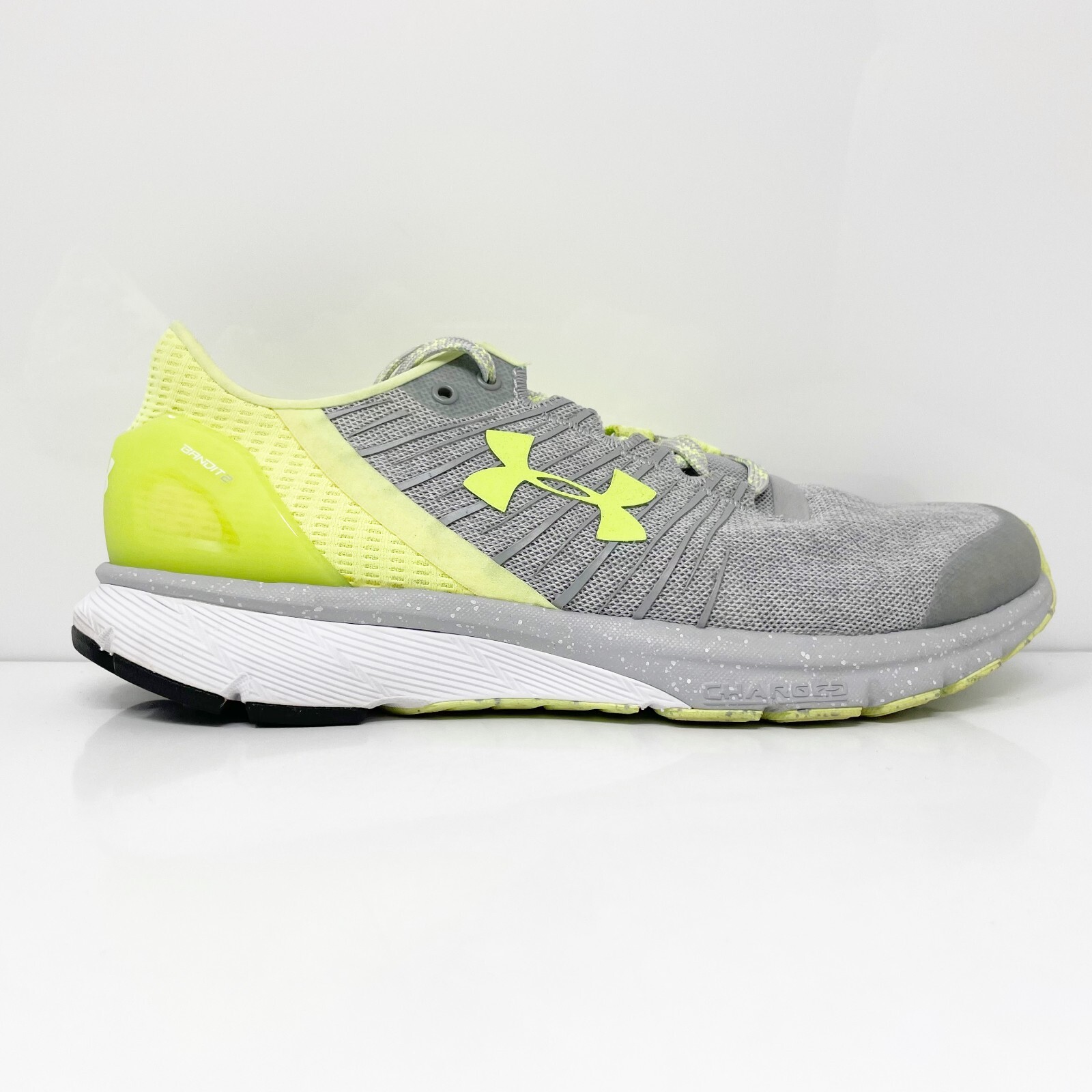 Under Armour Womens Charged Bandit 2 1273961-942 Серые кроссовки для бега 9.5