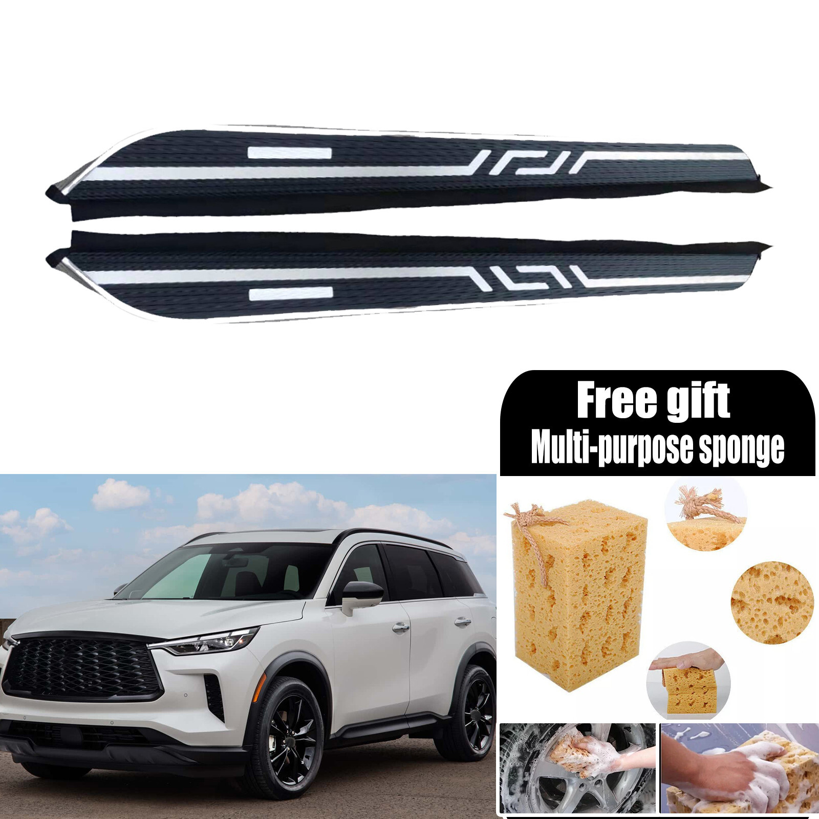 Stainless Running Board fits for Infiniti QX60 2022-2025