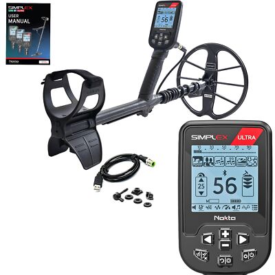 Nokta Simplex Ultra Waterproof Metal Detector with 11'' DD Coil