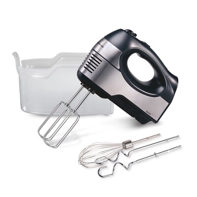 Hamilton Beach 6 Speed Performance Hand Mixer, Includes Case, 5 Attachments, Sta