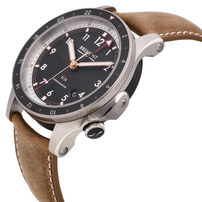 Pre-owned Bremont Ionbird Titanium Black Dial Auto 43mm Mens Watch Ionbird Model 12020-r-s
