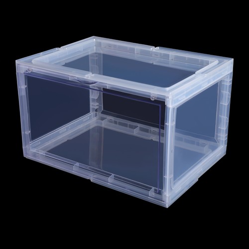 Hat Organizer Box Clear Upgraded Plastic Shoe Storage Collection Display Case 