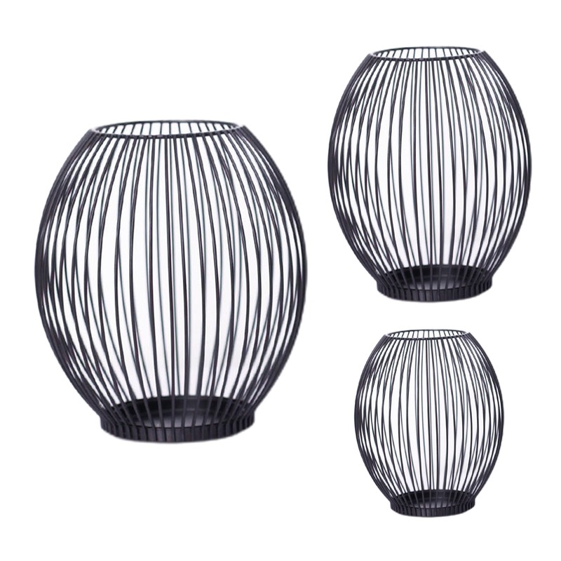 Set  Metal Candle Vintage Candle Stand For Wedding Decor