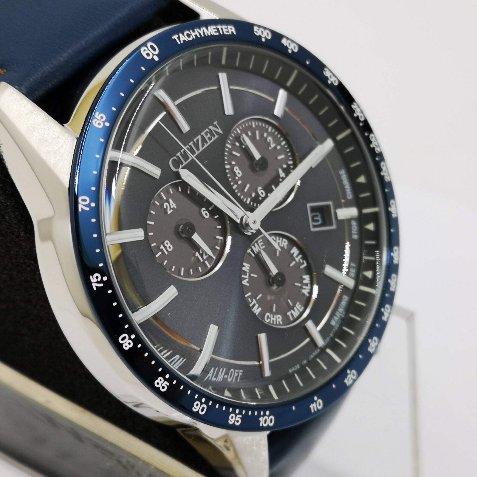 Pre-owned Citizen Collection Eco-drive Bl5490-09m Chronograph Men's Watch In Box