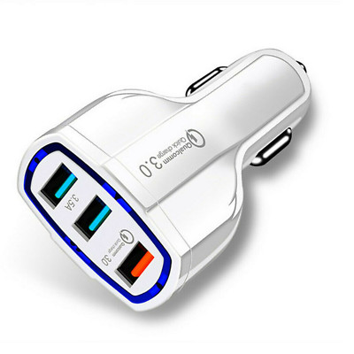 QC 3.0 3 USB Car Charger Quick Charge 3.0 3-Ports Fast Charger for Car Phone