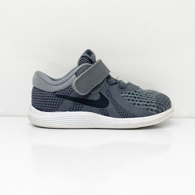 

Nike Boys Revolution 4 943304-005 Серые кроссовки для бега, размер 6C, Серый, Revolution 4
