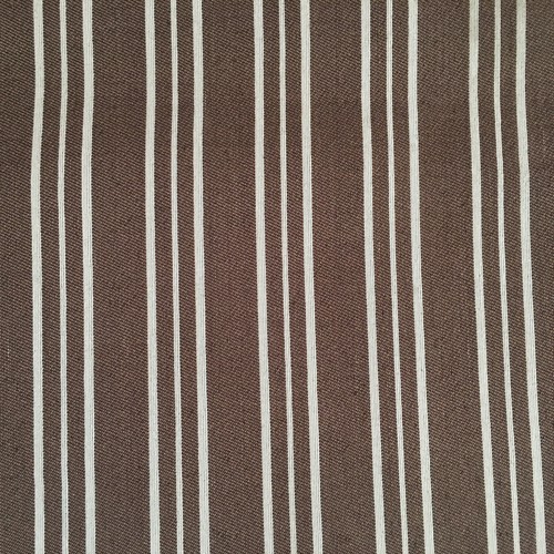 Upholstery Fabric Striped Brown Creamy Tan 3 YDS 56