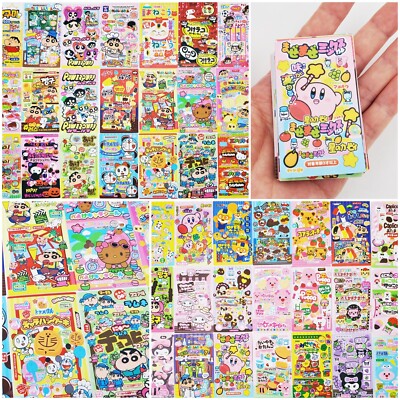 40 pcs random design Japanese anime sanrio hello kitty rectangle snack stickers