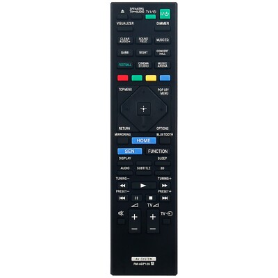 RM-ADP120 Replace Remote for Sony Home Theater BDV-N7200W BDV-N9200W BDV-N5200W