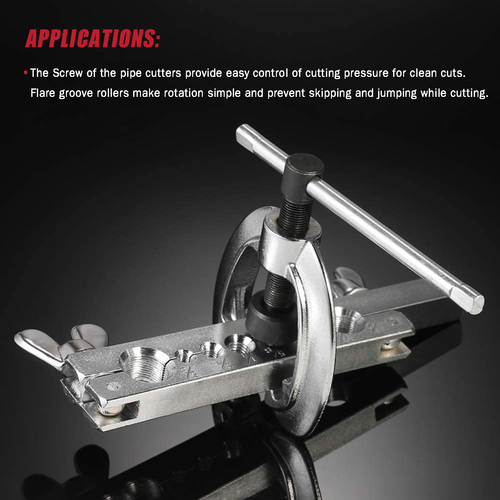 Brake Air Line Double Flare Flaring Tools Set 3 in 1 Tube Pipe Bender Kit 13Pcs