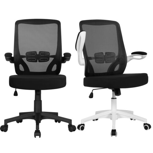 Bürostuhl Schreibtischstuhl Drehstuhl Chefsessel Sportsitz klappbaren Armlehnen