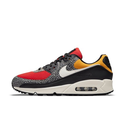 

[DC9446-001] Женские кроссовки Nike AIR MAX 90 SE W, Black/chile red/pollen/phantom