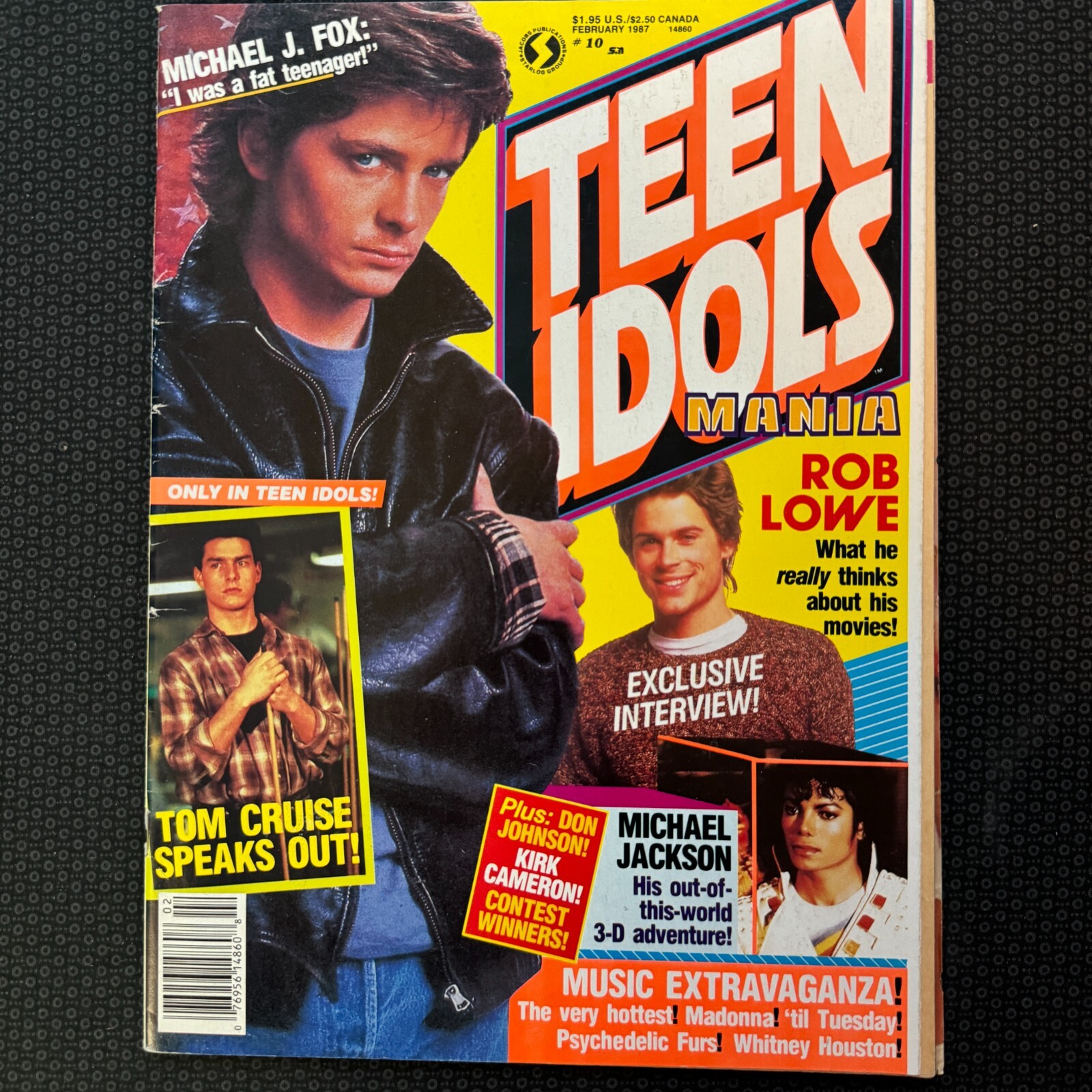 TEEN IDOLS Magazine Feb 1987 Madonna, Don Johnson, Lauper