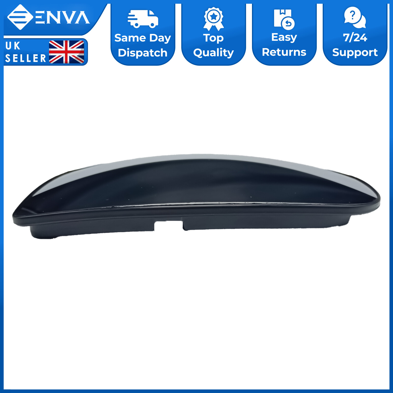 Wing Mirror Glass Lower Door For Ford Transit MK8 Right Driver Side + Back Plate