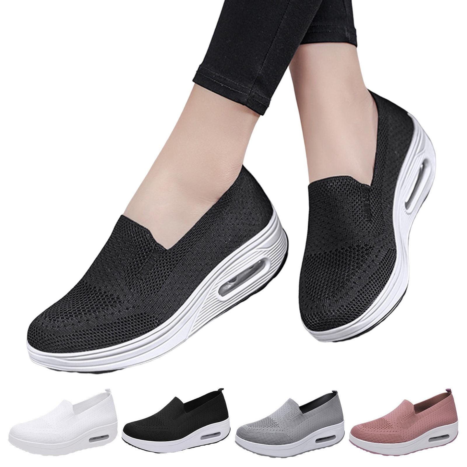 Web Mesh Air Cushion Elevator Shoes