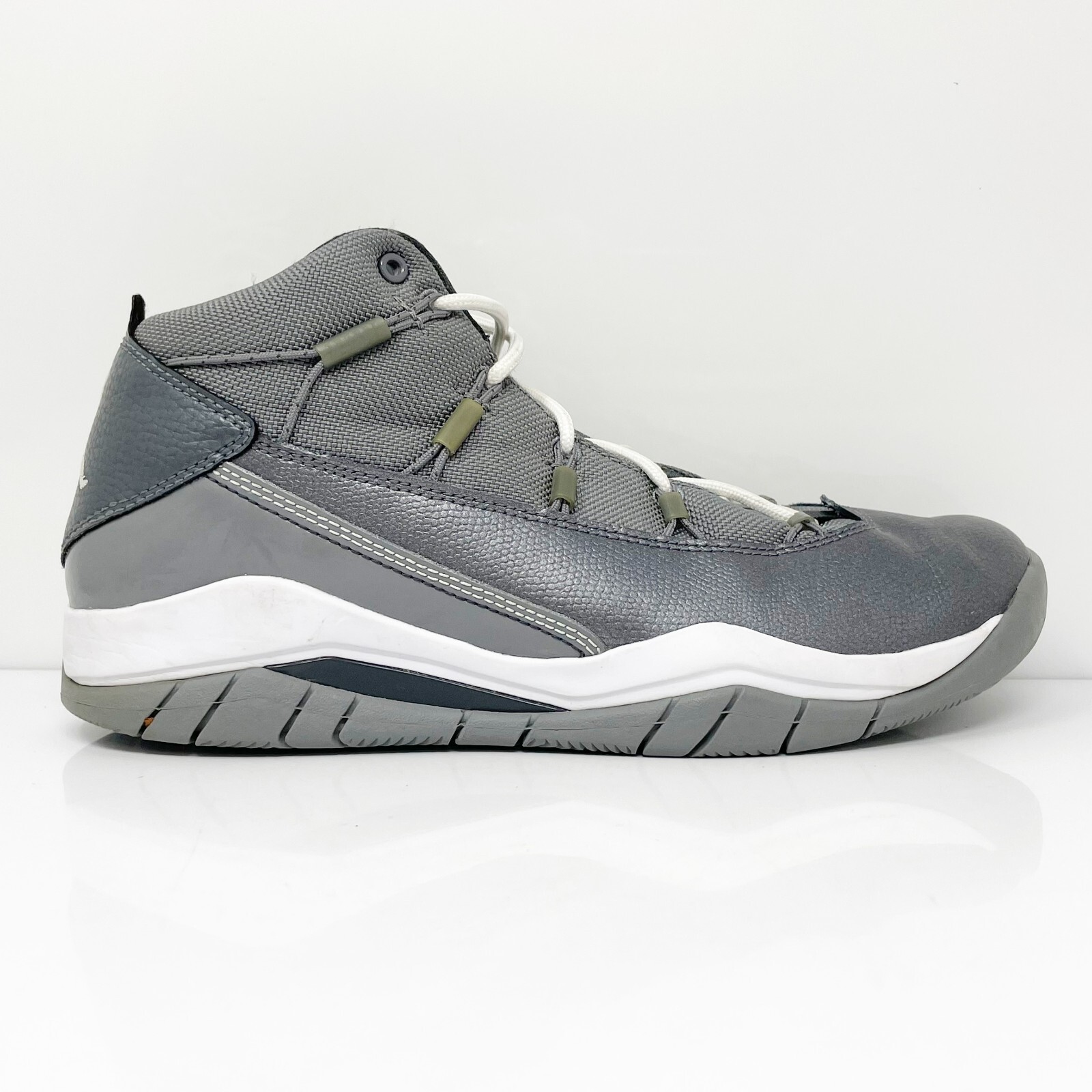 

Баскетбольные кроссовки Nike Boys Jordan Prime Flight 616861-003 серые, размер 6,5 лет, Серый, Jordan Prime Flight
