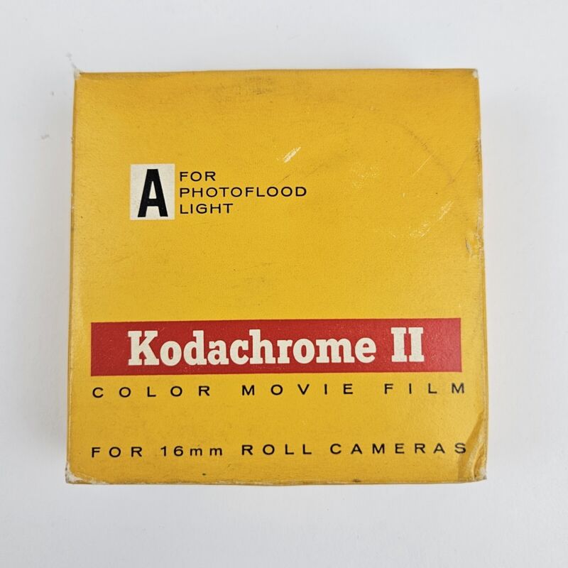 Vintage Kodachrome II Color Movie Film for 16mm Roll Cameras 100ft 30m KA 449
