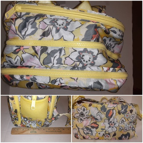 Vera Bradley Sunny Garden Backpack. Yellow floral