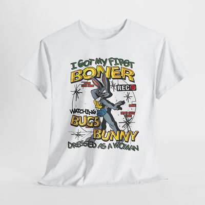 Vintage Inspired LGBTQ+ Pride I Got First Boner Watching Bugs Dressed as a Woman