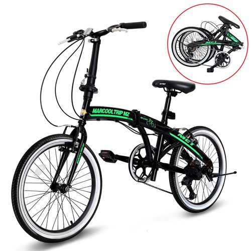 20" Folding Bike Mountain Bike Shimano 6 Speed Boys Foldable Sports Bicycle