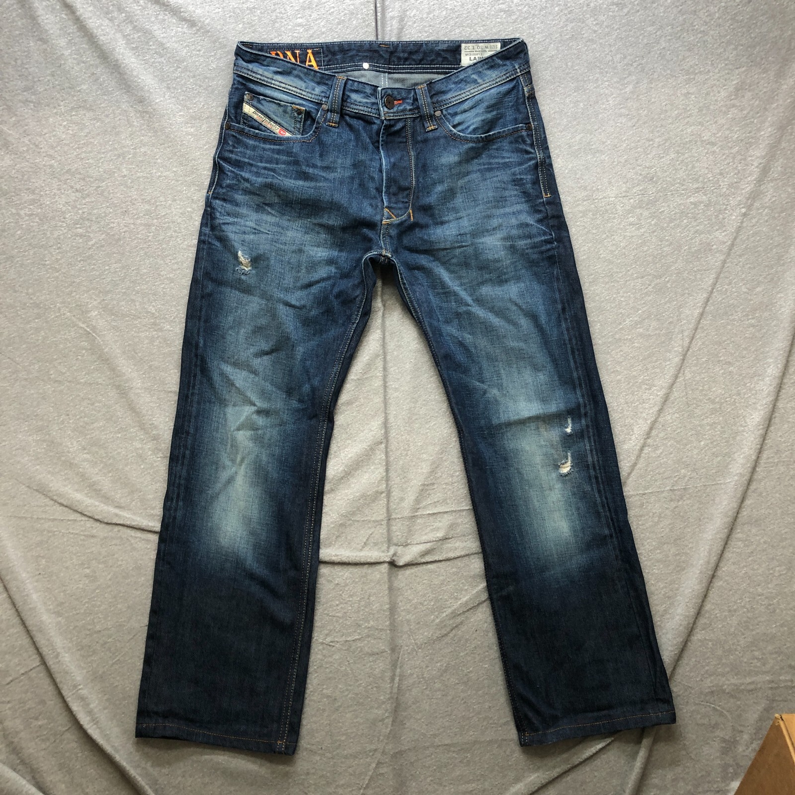 ディーゼルDNALARKEE-T▼テーパードデニム▼ダメージ▼30▼W約86cm Diesel Mens Jeans DNA Larkee Regular Straight 30 X 27 Actual