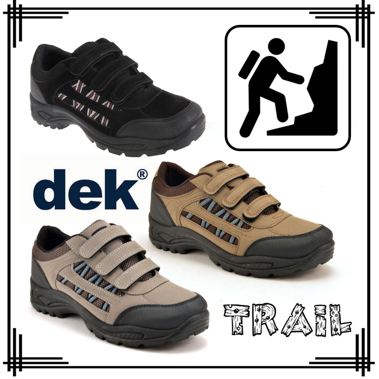 DEK Ascend Unisex Hill Walking Shoes 